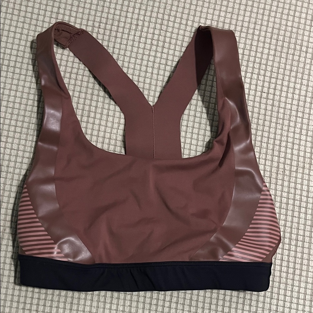 Athleta Brown and Black Sports Bra